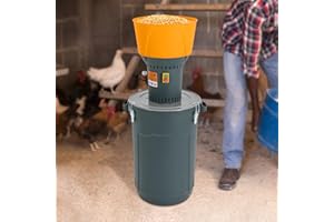 CUCUMMOO 60l Mulino con 5 setacci,Mulino elettrico, Mulino per cereali Mulino,Mulino per mais Mulino,ideale per cucina negozi di lavorazione fabbriche, per macinare grani di pepe grano avena orzo