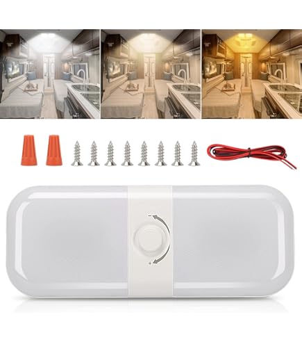 12V LED RV Ceiling Dome Lights RV Interior Lighting Roof Lights With On Off Switch For Trailer Camper Car Rv Boat - View #8