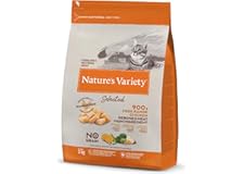Nature's Variety Selected, Pienso para Gatos Adultos Esterilizados, Sin cereales, con Pollo campero deshuesado, 3kg