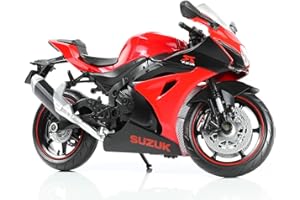 Risopen 1/12 compatibile per Suzuki 1000R Motorrad Modell Giocattolo Mini Lega Metallo Modello Moto Diecast Rosso Motorrad Modell Giocattolo Sport Moto da Corsa Modello Collezione