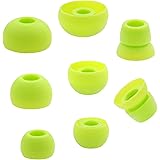 ALXCD Ear Tips for Powerbeats 2 Wireless Headphone, SML 3 Sizes 3 Pair Silicone Earbud Tips & 1 Pair Double Flange Ear Tip Cushion, Fit for Powerbeats2 Wireless Pb2[4 Pair](Green)