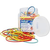 Farbige Gummibänder Ball - 50mm Für Büro & Haushalt