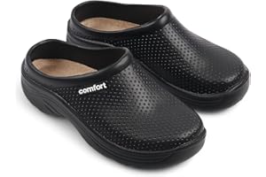 CHILLIFE Zuecos Sanitarios de Trabajo, Hospital, Jardín, Cocina, Zapatillas Hombre, Punta Cerrada, Fabricado en Portugal