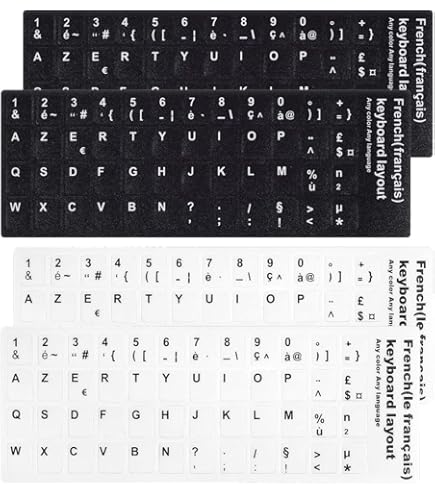 5 Pièces Clavier Stickers, Clavier Autocollants Russe, Pour Clavier - Foto 3