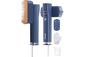 Sundu Clothes Steamer, Steamer for Clothes, Portable 2 In 1 Travel Steamer Iron,15s Fast Heat-up, 4 Modes, LED Display, 20 Minutes of Continuous Ironing Handheld Garment Steamer for Travel and Home
