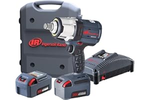Ingersoll-Rand W7172-K22B-EU Llave de Impacto Inalámbrica 3/4" 20V W7172 Alta Potencia Compacta con 2 Baterías Li-Ion Kit de Cargador y Maletín