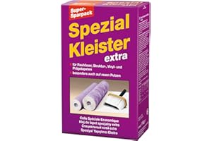 Baufan Extra Spezial-Kleister Super Sparpack 1kg I Kunstharzverstärkter Tapetenkleister mit hoher Klebkraft für Rauhfaser & schwere Tapeten