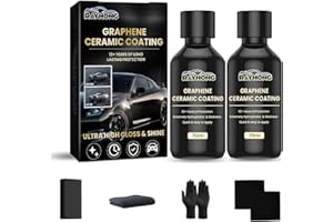 COTTNY Advanced Graphene Ceramic Coating for Cars - 70ml - Graphene Coating for Car Detailing - 10+ Years of Long Lasting Protection, Ultra High Gloss, Extremely Hydrophobic (2)