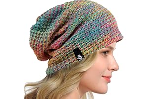 HISSHE Frauen Slouch Beanie Strickmützen Baskenmütze Skullcap Lange Baggy Winter Sommer Hüte B08w