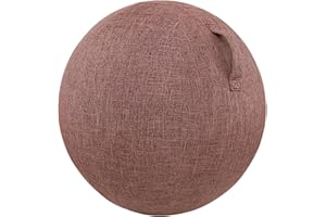 ZOSONET Sitzball Abdeckung,55cm 65cm 75cm Gymnastikball Bezug für Sitzball Fitnessball,Faltbar Sitzbälle Stoff Bezug - für Fitnessball Pilates Yogaball/Büroball Balance Ball