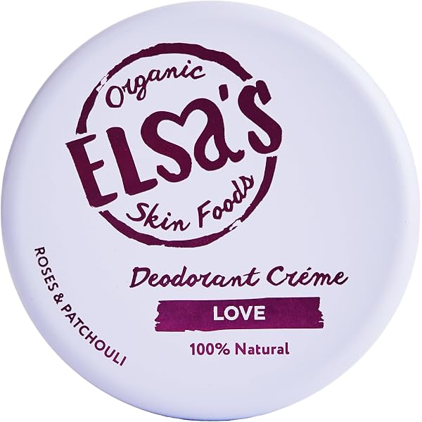 Elsa's Organic Deo-Creme Ohne Aluminium – Mit Aktivkohle & Schwarzer Seife, Vegan & Plastikfrei