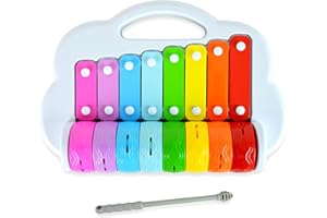 A-STAR Little Star Rock Roll Play Colourful Xylophone, Easy To Play Full Octave
