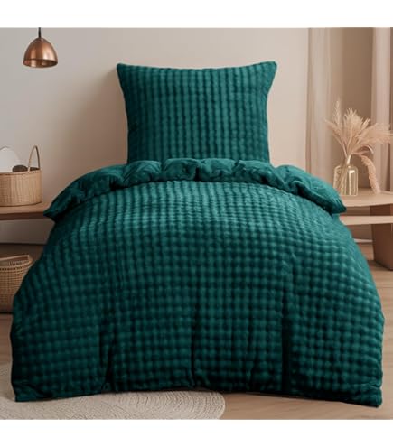 Sacebeleu Winterbeddengoed, 220 x 240 cm, blauw, pluche, langhaar Sacebeleu Winterbeddengoed, 220 x 240 cm, blauw, pluche, langhaar