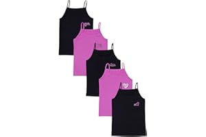 TupTam Camiseta Interior Niña – Pack de 5 Camisetas Tirantes Niña de Algodón Suave
