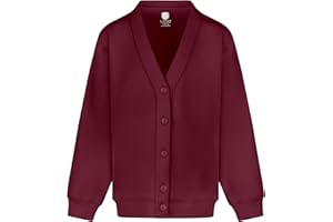 MISS CHIEF Girls School Cardigan Fleece Sweatshirt Uniform Schoolwear Age 2 3 4 5 6 7 8 9 10 11 12 13 14 + Adult Sizes