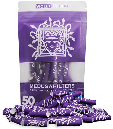 Medusafilters 250 Slim Premium Carbon Filters | 6mm Tip Size With Vegan Fibre Caps | Sunset Edition-1000326