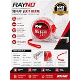 RAYNO Şeffaf Şerit Metre 5m x 19mm - 11511