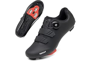 JEVRITE Women Cycling Shoes Road Bike Riding Shoes SPD Indoor Outdoor Cycling Shoes with Look Delta Cleats