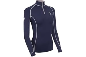 LeMieux Women’s Base Layer Top - Long Sleeve Athletic Thermal Shirts - Equestrian Apparel & Gear for Horseback Riding