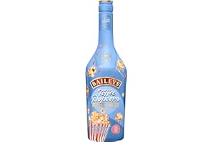 ‎BAILEYS Baileys Toffee Popcorn Likör, pur auf Eis oder in Cocktails genießen, Aromen von Butter und Sahne, perfekt für Filmabende und an Weihnachten, 17% vol, 70 cl