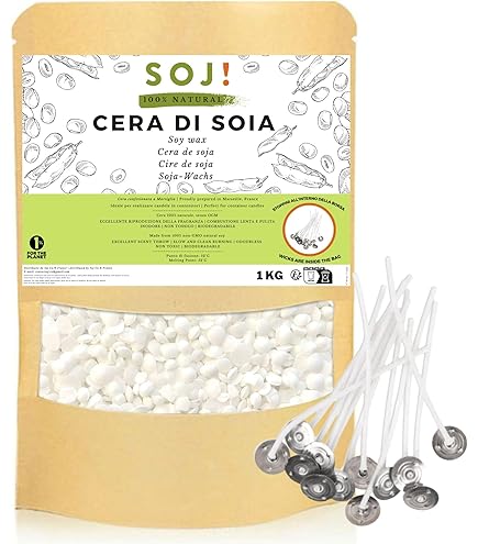 Cera Di Soia In Fiocchi NATURE C-3 - 2.500 G, Naturale, Vegana, Per Candele Fai Da Te, Lenta Combustione - Foto 2