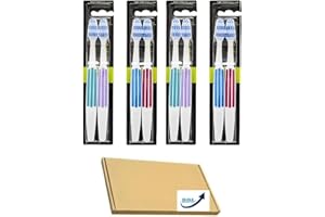 BBL BADA BUSINESS LIMITED Interdental Toothbrush Firm Head (Twin Packs X 4) | Total 8 Tooth Brushes