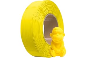 eSUN Filament PLA+ Refill 1.75mm, Recharge PLA Plus Filament d'Impression Sans Bobine, Précision Dimensionnelle +/- 0.03mm, 1KG (2.2 LBS) pour Imprimantes 3D,Jaune