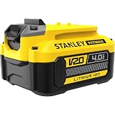Stanley - FatMax SFMCB204-XJ FatMax 18V/4.0 Ah SFMCB204 (Lityum iyon, kendi kendine deşarj yok, hafıza etkisi yok, 3 kademeli