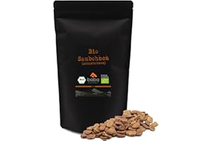 baba GOURMET - Original Bio Ackerbohnen in 500 g Aroma-Packung - 100% naturreine Favabohnen ideal für orientalische Gerichte und Salate - Fava/Sau Bohnen getrocknet ideal für Foul Medammas
