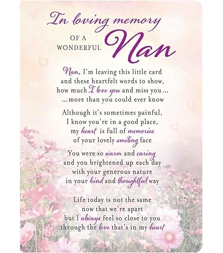 Happy Birthday Grandad Memorial Graveside Poem Keepsake Card Includes - View #10
