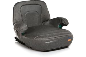 ebebek baby plus Booster | Portable Car Seats for Kids, Comfortable Travels with Your Little, Compact, Convenient for Everyday Use, 4 to 12 Years (Grey)