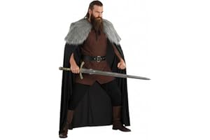 Fun Shack Capa Vikinga Hombre, Disfraz Medieval y Vikingo, Capa Medieval Hombre, Disfraces para Carnaval y Halloween, Talla única