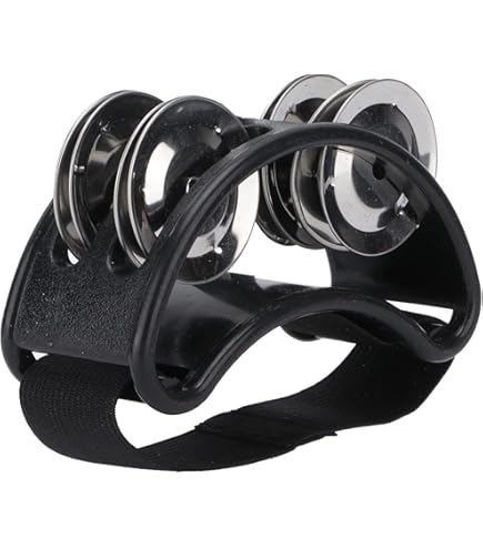 Tamburello Da Piede Meet-shop - Shaker Con Campane, Per Musica Acustica, Blu - Foto 11