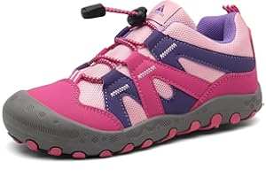 Mishansha Trekkingschuhe Mädchen Bequem Wanderschuhe Leicht Kinder Turnschuhe, Gr.24-38