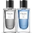 Ciccio Blue and Intense Eau De Perfume with Citrus Lemon, Bergamot, Mandarin for Men | Premium Long Lasting Woody, Aquatic Fragrance Scent | Perfect Perfume for Summer, (Pack of 2) 100ml each