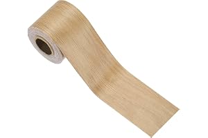 PATIKIL Reparationsband av Trä, 5 cm x 10 m Självhäftande Vattentät Realistisk Träkorn För Möbler Skåp Golv Väggar Golv, Björk