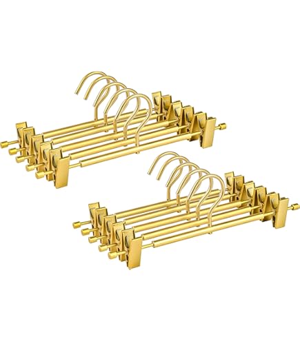 Cintre En Métal Doré Pour Sous-vêtements, Soutien-gorge, Pince à Linge, Culotte, Cintres Antidérapants, Support De Séchage De Vêtements, Rangement De Garde-robe, 10 Pièces