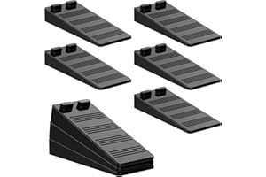 FERRGIA 8 Piezas Altura Ajustable Antideslizante Antiarañazos Cuña Goma Suave,Cuñas Universales para Todo Tipo de Suelo en Interiores y Exteriores para Baldosas,Alfombras,Pisos,Protección Muebles