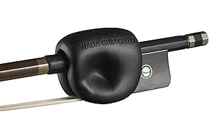 WADA BOW GRIP WADA Cello Bow Grip Aid: Achieve a relaxed, strain-free bow hand instantly. Easy to attach and remove, so you can focus on your sound and music from the start.