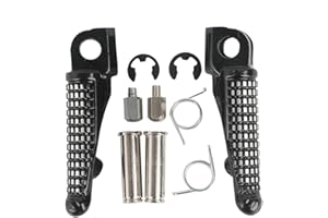 XMT-MOTOR Pedane Moto Poggiapiedi per Pedali del Sedile del Conducente Pedali per Kawasaki ZX-6R ZX636 2003-2023 ZX-9R 1998-2003 ZX-10R 2004-2013 Z1000 2007-2016 Z800 2016 Z H2 2020-2023