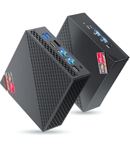 NiPoGi Mini PC AMD Ryzen 7 5800U 32GB DDR4 512GB SSD Mini