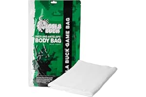 Koola Buck 5er-Pack wiederverwendbare Jagd-/Fleischbeutel – Auswahl von 5er-Pack Lg Quarter Taschen, Antelope und Schweine., Große Hirsch-/Antilope-Ganzkörpertasche – Einzeltasche