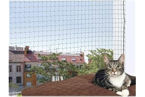 Trixie Filet de Protection 2 × 1,5 m Noir pour Chat