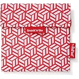 Roll’Eat - Snack'n'Go Tiles | Porta Merenda Porta Sandwich Riutilizzabile ed Ecologico Senza BPA, Rosso