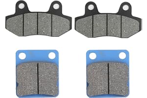 LVIFLOAE Pastiglie Freni Anteriori e Posteriori per Motocross Pit Bike 50/90/110/125/140/150/160cc Set Completo con 1 Coppia di Pastiglie Posteriori Freni a Disco Materiale Sinterizzato