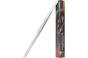 SCHWERTKRONE® Pęseta kuchenna 30 cm [stal nierdzewna] – wysokiej jakości pęseta kuchenna – pęseta kuchenna ze stali nierdzewnej – wysokiej jakości pęseta do grilla – pęseta kucharska – szczypce do