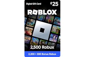 Roblox Gift Card - 2,500 Robux [Includes Exclusive Virtual Item] [Online Game Code]