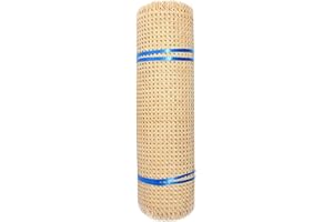 RIBLOR 60cm de Large, Naturel Rouleau de Cannage Rotin Bambou Meubles, Rouleau de Sangle en Canne Rotin Chaise, Toile Tissu en Rotin Canne pré-tissée à Ouverte pour Armoire Plafond (Taille : 30x100cm)