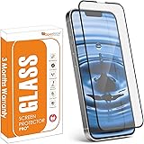 OpenTech® Military-Grade Tempered Glass Screen Protector for iPhone 13 Pro Max with Edge to Edge Coverage and Easy Installati