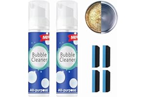 QOSNEOUN Bubble Cleaner, Bubble Cleaner Foam Spray, All Purpose Rinse Cleaning Foam, Bubble Cleaner Spray, All Purpose Bubble Cleaner Foam Spray, The Bubble Cleaner (100ML*2)